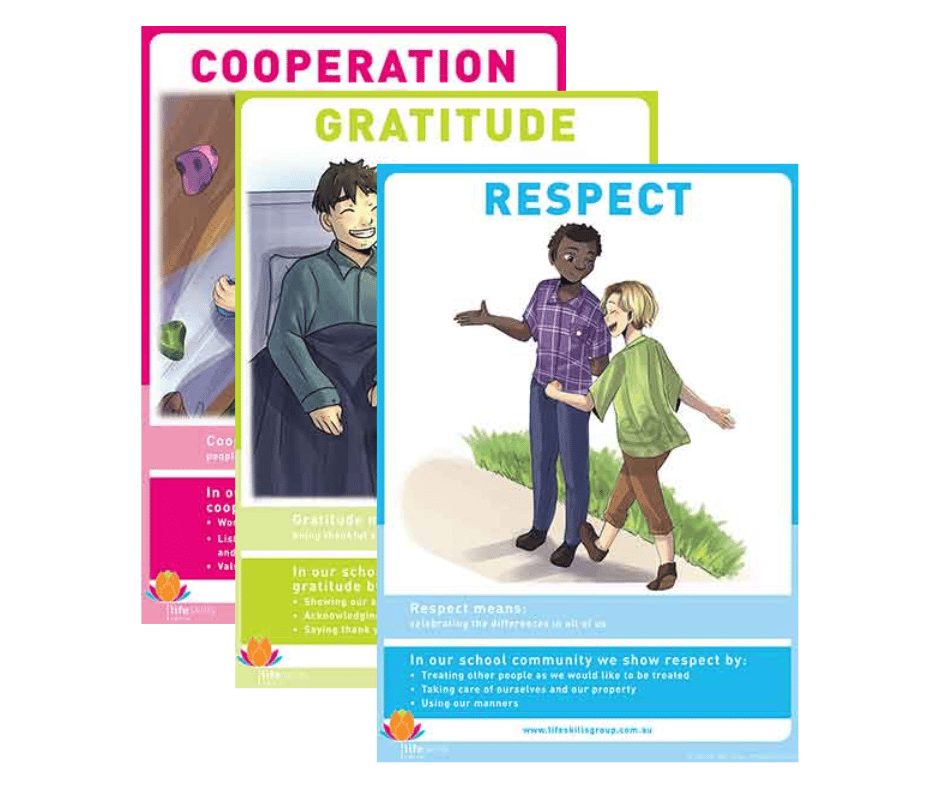 Values posters - Facebook posts